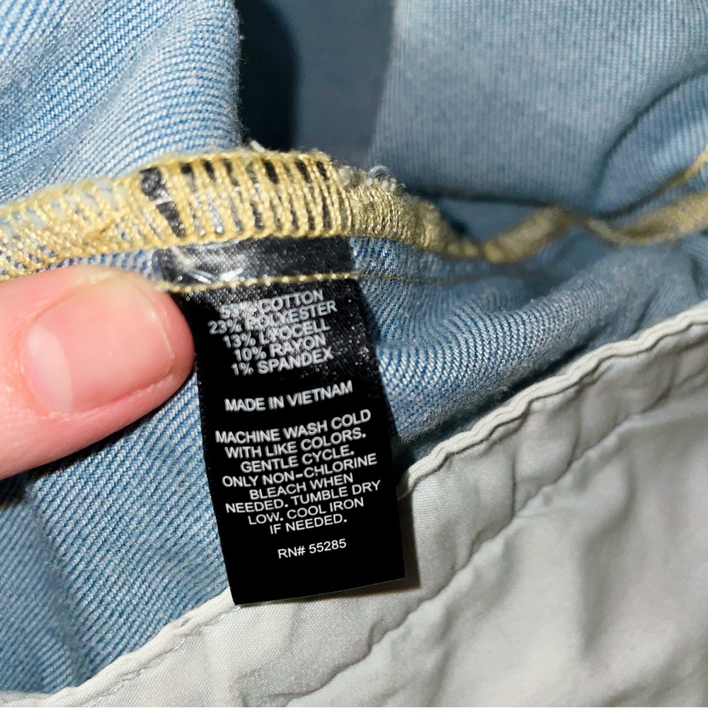 Express Light Blue Denim Jacket - image 5